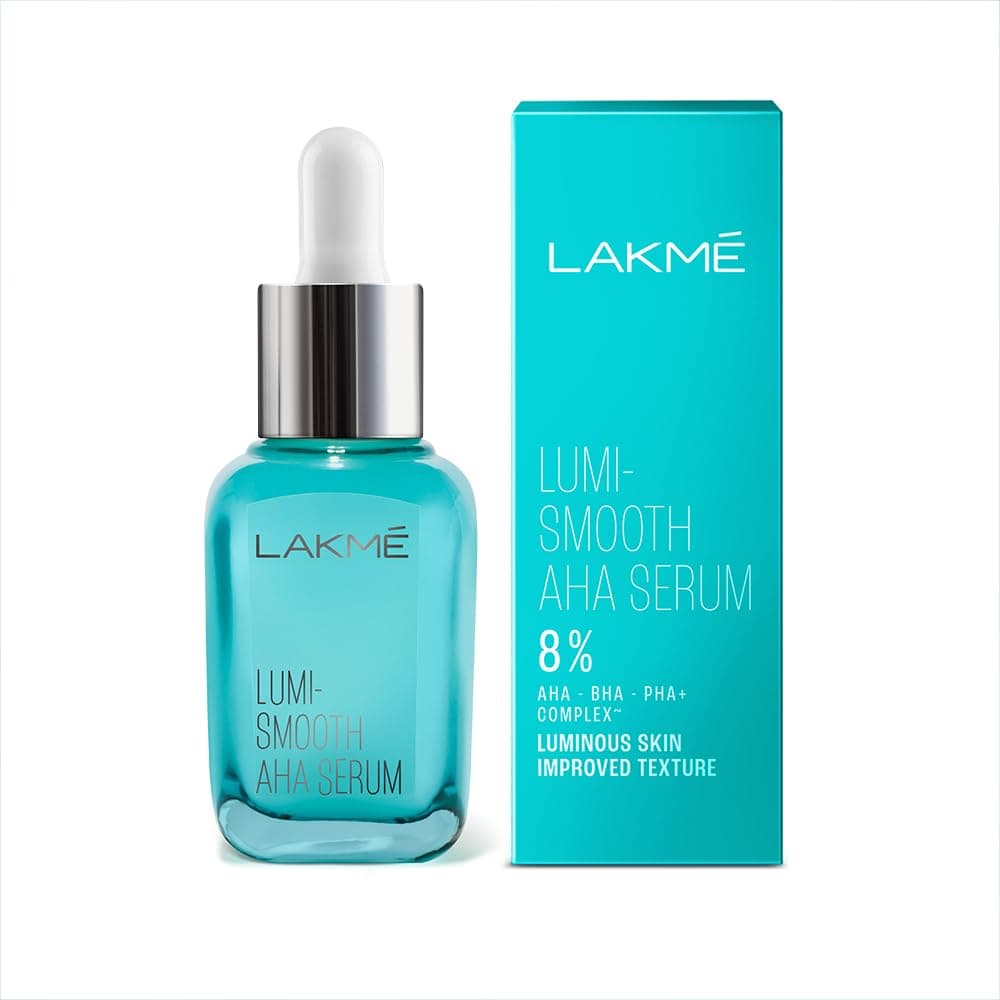 Lakme Lumi Smooth Serum with 8% AHA - BHA - PHA+ Complex for Luminous Skin & Improved Texture 30 ml
