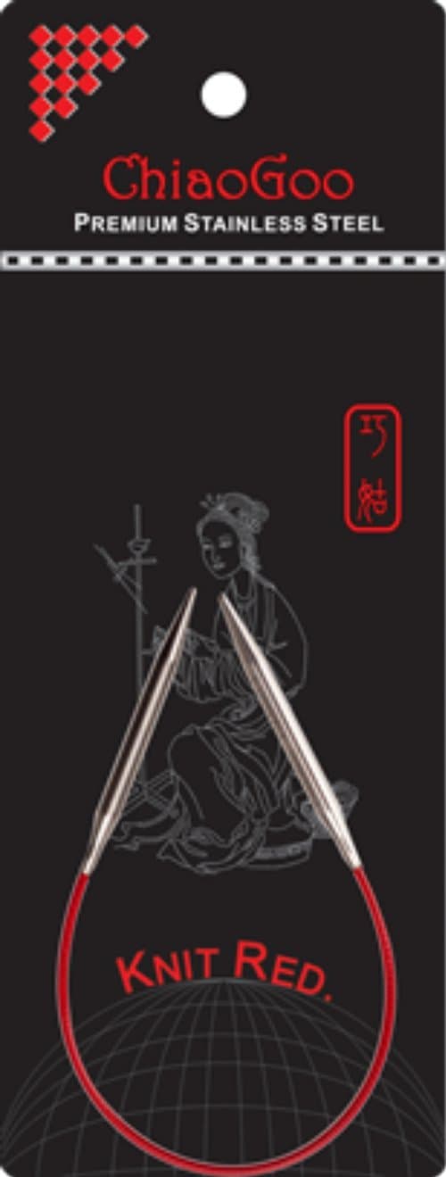 Red Line Circular Knitting Needles 9" 1.5/2.5mm