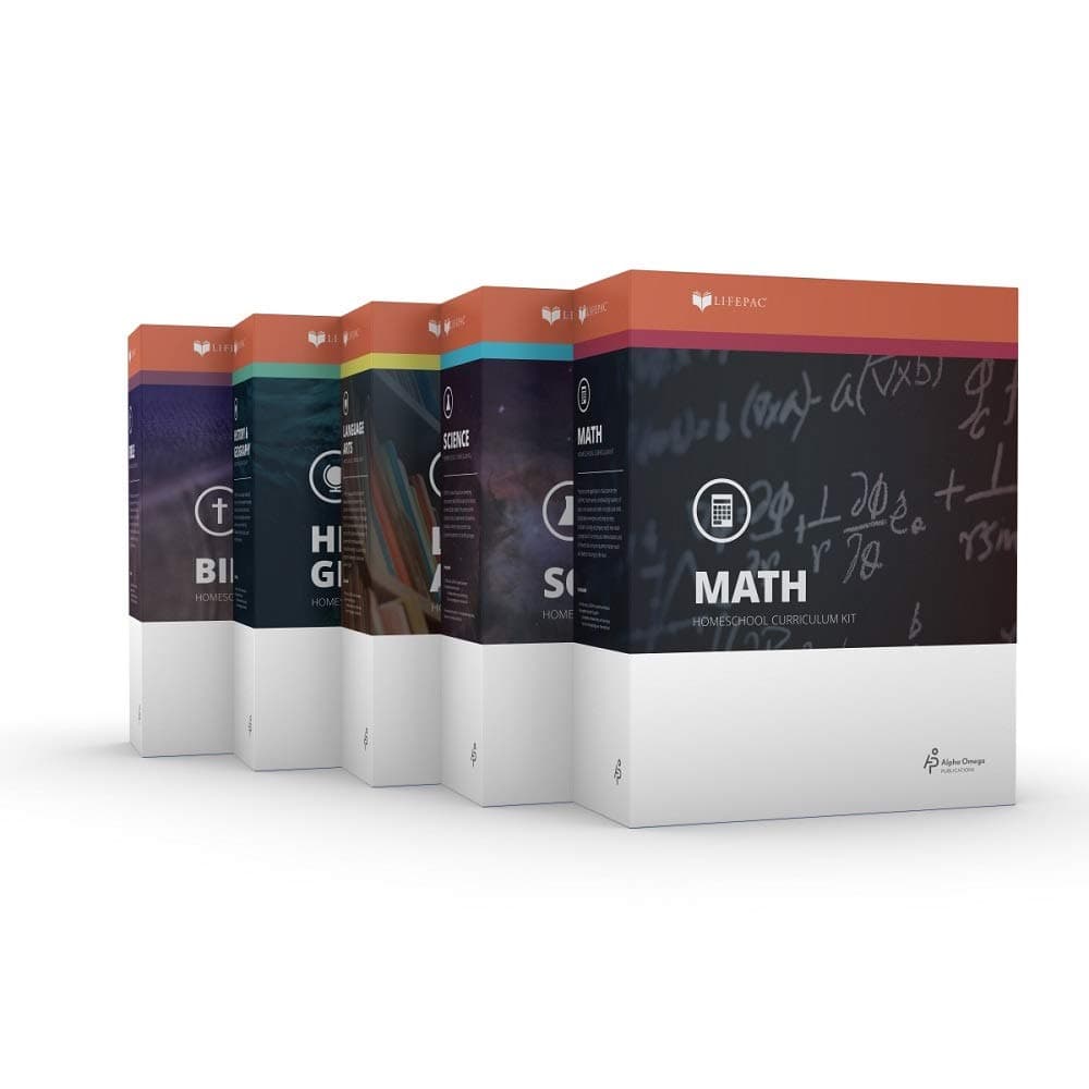 - LIFEPAC 5 Subject Complete Set Grade 6 - Bible-Based Mastery Learning Curriculum, Flexible & Cost-Effective Homeschool Program