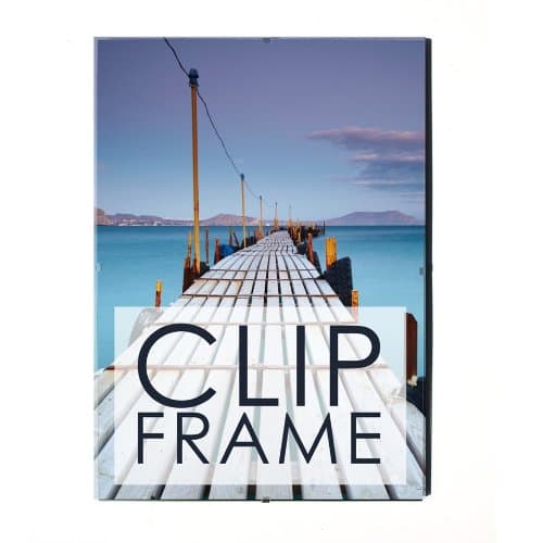 Four X Ninety 28 x 35 cm Perspex Clip Frame, Next Day Delivery