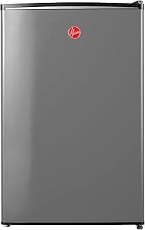 Hoover 160L Single Door Compact Refrigerator with Freezer Compartment - Mechanical Control, Adjustable Thermostat,1 Removable Shelf, Defrost Feature, Silver - HSD-K160-S