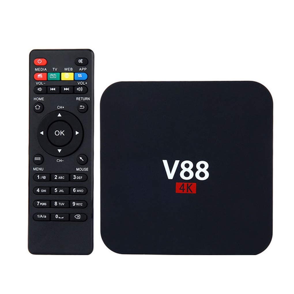 V88 4K Android 6.0 Smart TV Box Latest RK3229 Quad Core 1GB/8GB HD 1080P WIFI Media Player