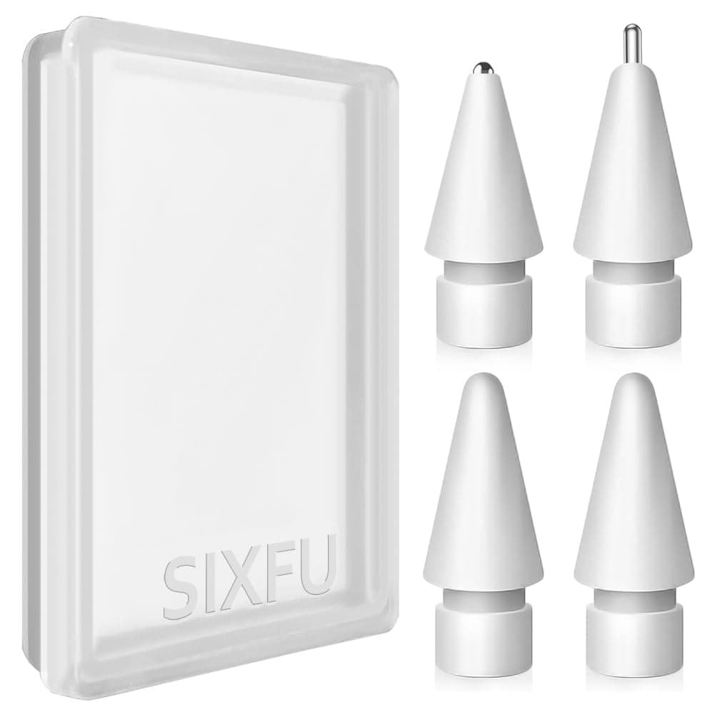 Upgraded Replacement Tips for Apple Pencil, Metal Chipset Precise Control for Apple Pencil USB C 2nd Gen 1st Apple Pen Nib (4 Pack)