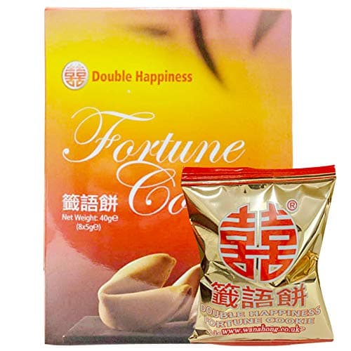 Double Happiness Fortune Cookies 8pc (Individually Wrapped)