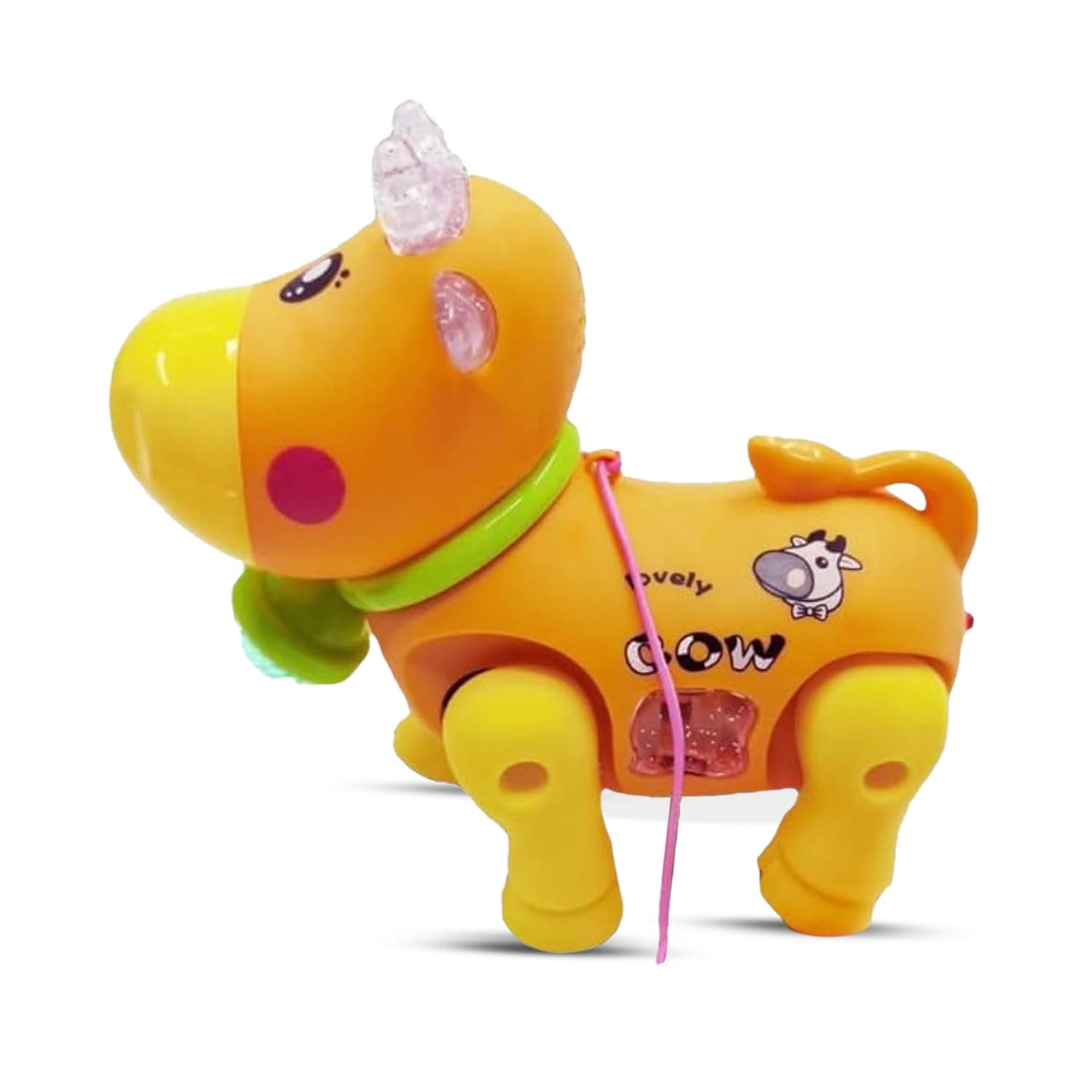 Kids Mandi Crawling Cow Baby Musical Toy with LED Lights | Interactive Battery Operated Sensory and Motor Skills Development Toy for Toddlers