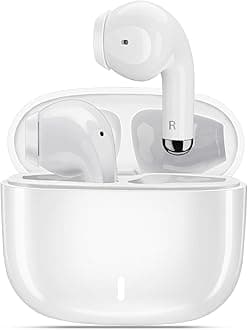 Wireless Earbuds for Samsung S25 Ultra S26 S24 S23 Fe S22+, 5.3 Bluetooth Earbuds Noise Isolating Ear Bud with Mic Touch HiFi Stereo Wireless Headphone for iPhone 17 Air 16 15 Pro Max 14 Plus/Pixel 10