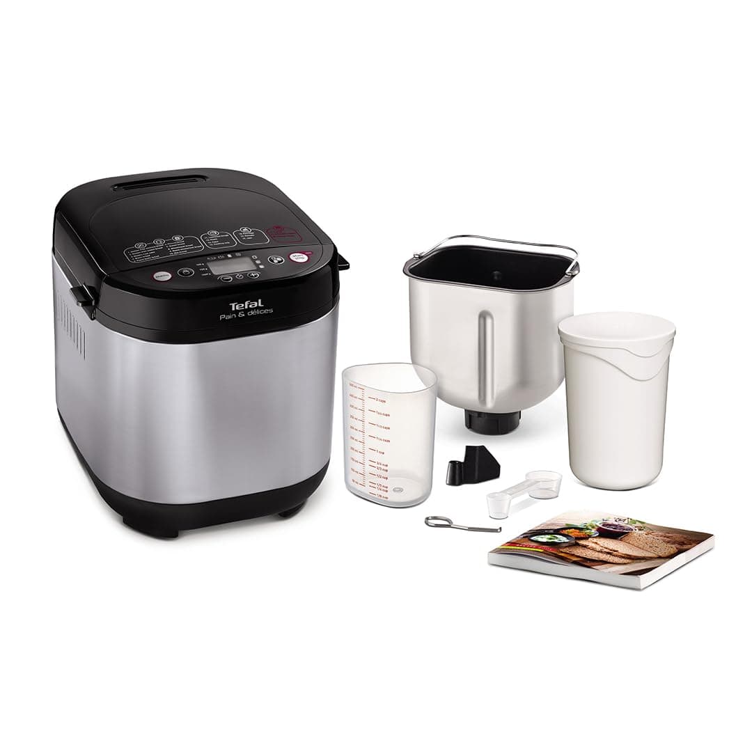 Tefal Pain & Delices PF240E40 20-Program Breadmaker makes all types of bread, plus pasta and pizza dough