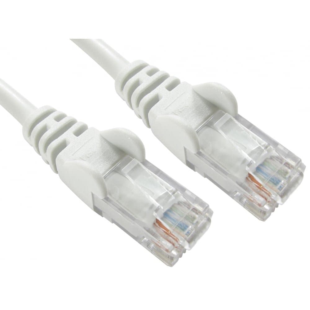 15m WHITE Network Cable - CAT5e - RJ45 - Ethernet - Patch - LAN - Router - Modem - 10/100 20 PACK