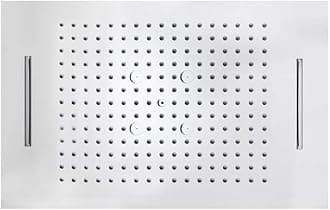 Aquieen 3 Inlet Rain And Mist Shower Ss304 Ceiling Shower (26 X 18 Rain + Waterfall + Mist) - Multicolor