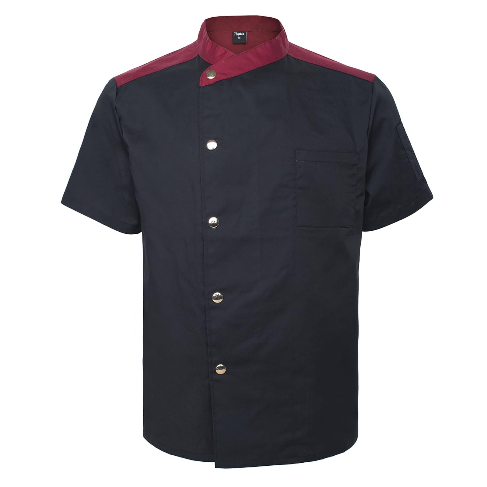 TopTie Unisex Short Sleeve Chef Coat Jacket