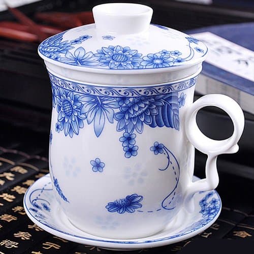 Hand Painted Tea Cups