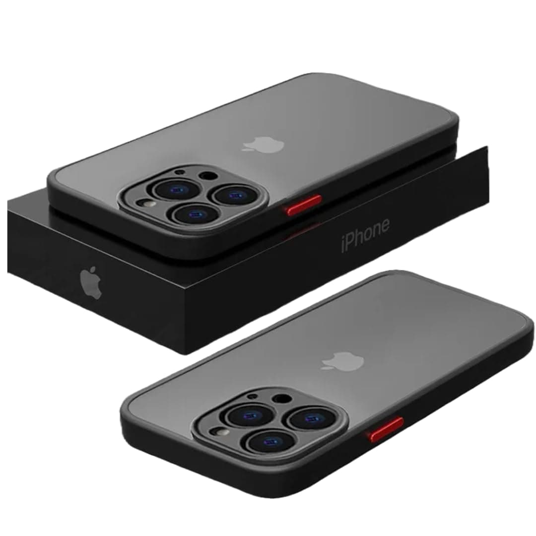 Soft-Touch Skin-Feel Case for iPhone 16/16 Pro/16 Pro Max/16 Plus | Ultra Slim, Non-Slip Protective Cover, Thin Matte Finish, Shockproof, Anti-Scratch, MagSafe Compatible (Black, iPhone 16 Pro)