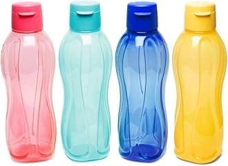 Fliptop Water Bottle Set, 750Ml, Set Of 4
