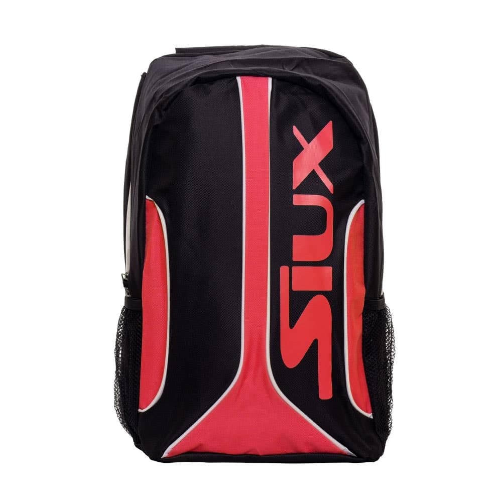 SIUX FUSION BLACK RED Padel Backpack I Compact I Practical I Lightweight I Ideal for Storing Padel Gear