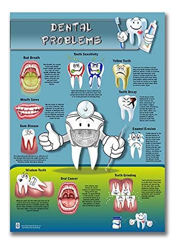 Blue Tree Publishing Dental Problem poster 12x17 inch