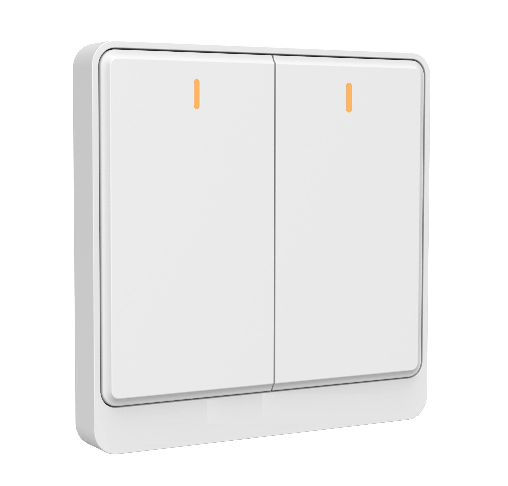 Eazyliv Smart SolutionsZigbee Smart Wall Elegance Push Button Switch for Alexa and Google Home Assistant (2Gang)