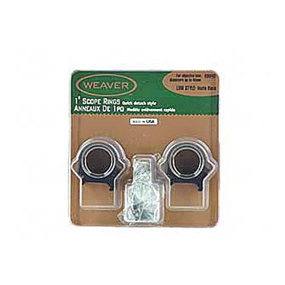 Detachable 1-Inch Low Top Mount Rings