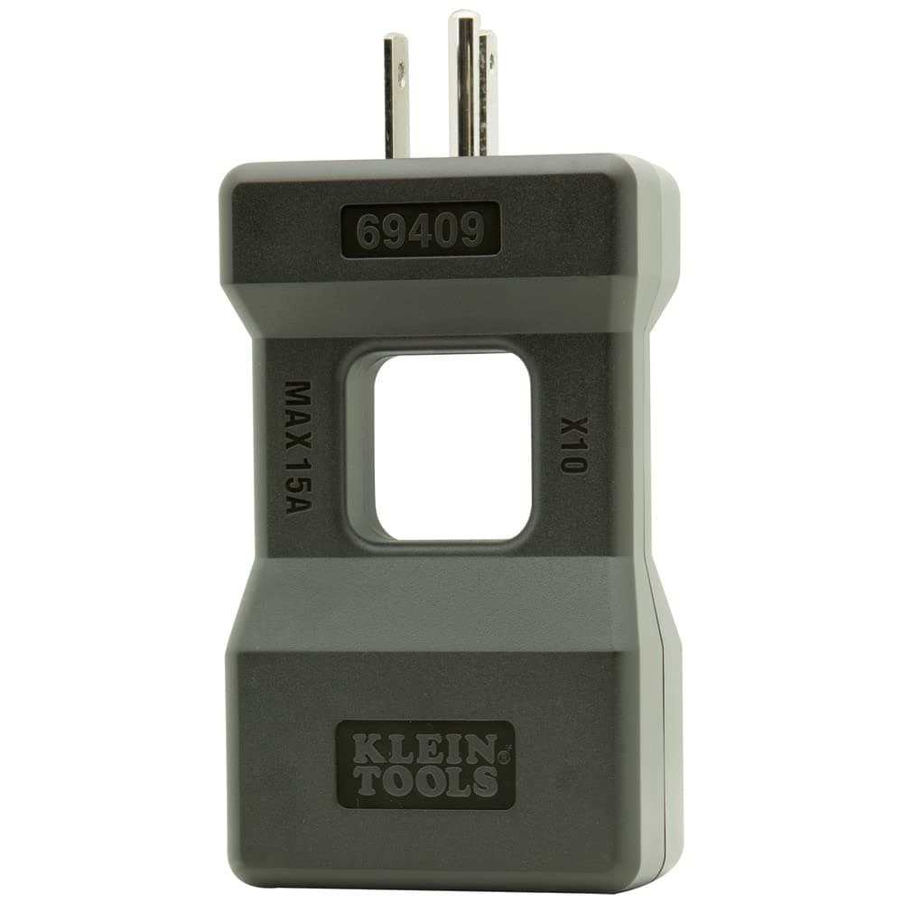 Klein Tools 69409 Line Splitter for Clamp Meter, Measures up to 15A Current Draw, 10x Measurement, Designed for North American Outlets