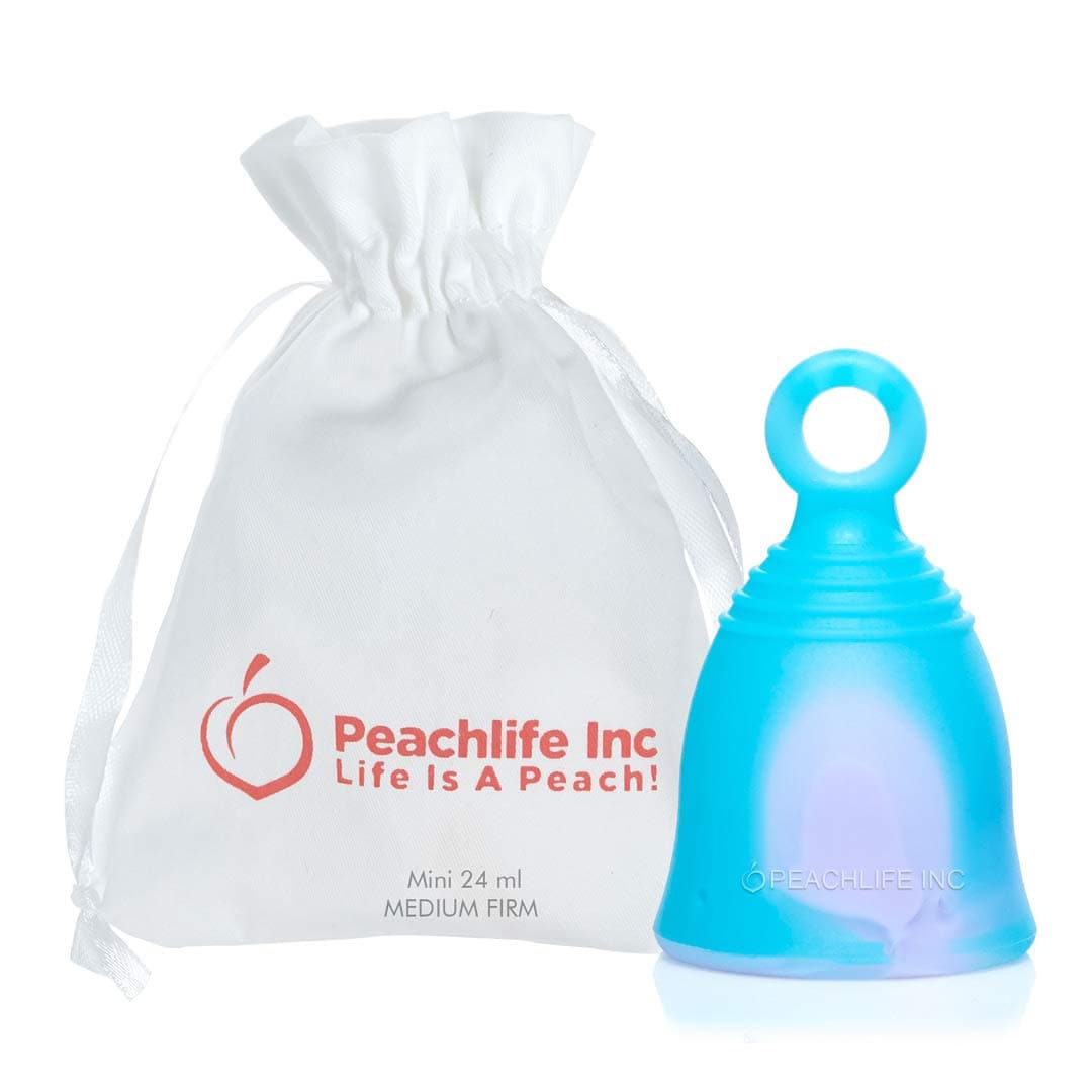 Mini Ring Tab Menstrual Cup - Small, Medium Firm