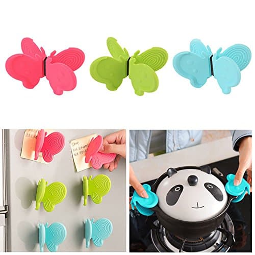 Random Adorable Butterfly Shaped Silicone Anti-scald Devices Kitchen Tool Gadget