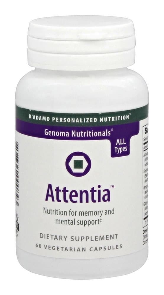 D'Adamo Personalized Nutrition Attentia, 60 Count