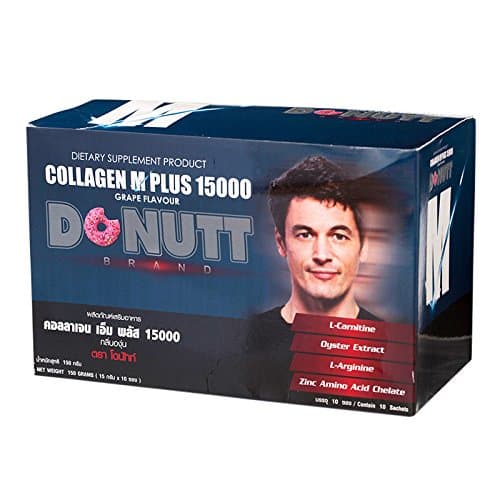 Collagen for Men M Plus 15000 Grape Flavour 15g. Pack 10sachets