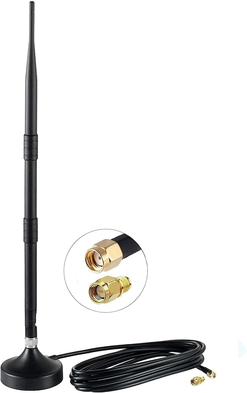 Lora 915mhz Antenna 8dbi Long Range Magnet Base Antenna with 10ft Cable for Helium Hotspot Nebra Bobcat 300 SenseCAP M1 Hotspot & Meshtastic LORA32 915MHz ESP32 LoRa OLED Board