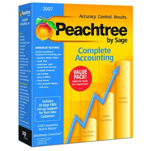 Peachtree By Sage Complete Accounting 2007 5-Users