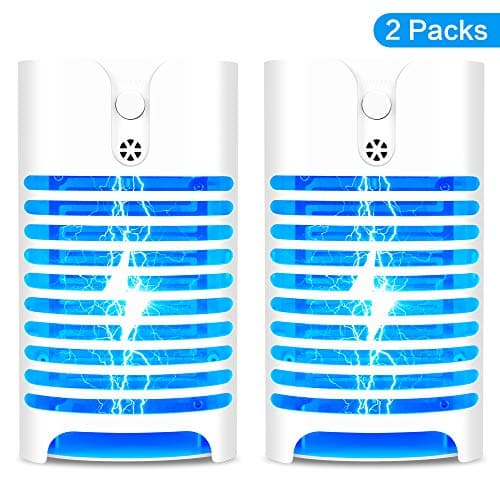 Bug Zapper,Electric Mosquito Zapper, Mosquito Killer, Electronic Insect & Fly Killer for Outdoor and Indoor(2 Packs)