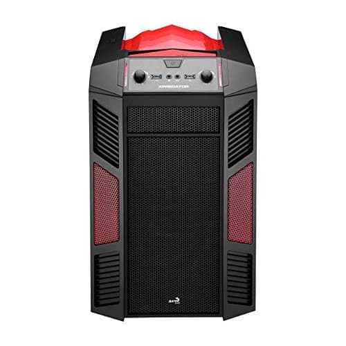 Areocool Xpredator Cube Mini Tower Computer Case with 6 Fan Controller, Fits Micro-ATX Motherboard and up to 2 x 280mm Radiators, 16 Pounds (White)