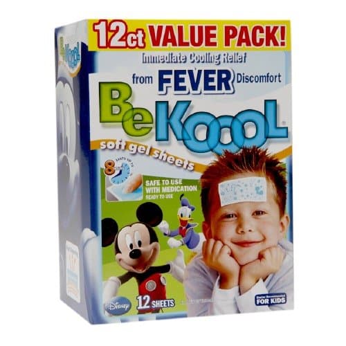 Be Koool Fever Relief Soft Gel Sheets 12 ea (3 Pack)