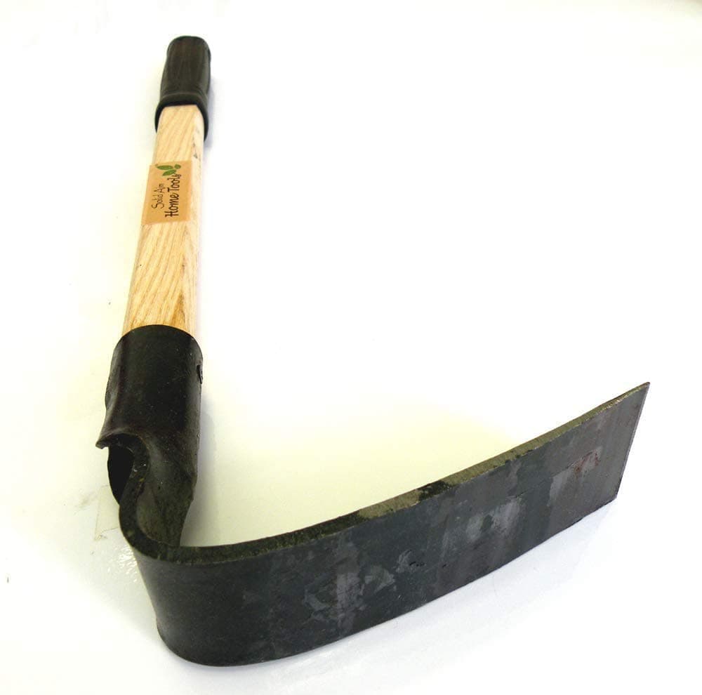 Solid Aim Tools Forged Adze Hoe,Small Pick Mattock Classic Digging Tool,Imported Heavy Duty Japan Steel with its Fine Sharpened Blade Great for Cultivating and Weeding !