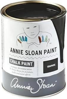 Chalk Paint® (Graphite, 1 Litre/33.8 Fl Oz) a unique decorative paint for furniture, cabinets and home décor with no sanding or priming