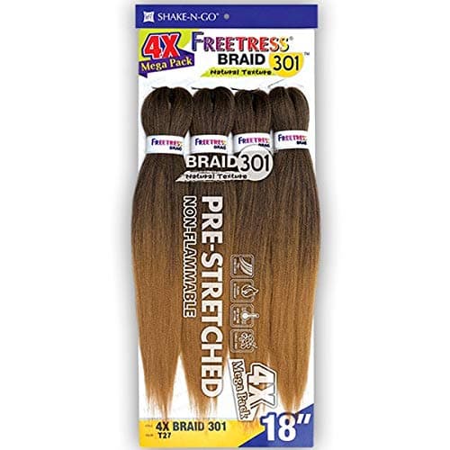FREETRESS Synthetic Mega Pack Braid - 4X BRAID 301 18in (2 Dark Brown)