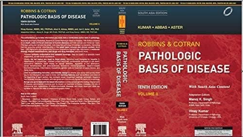 Robbins and Cotran Pathologic Basis of Disease (Two Vol Set), 10e, South Asia Edition