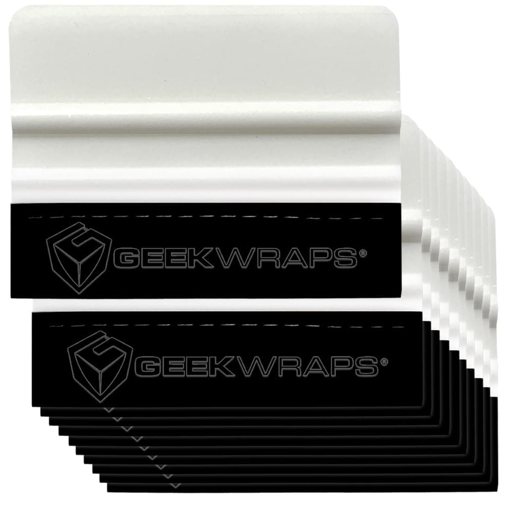 4 Inch Soft Edge Car Wrap Vinyl Applicator Squeegee 10 Pack