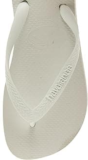 Havaianas - Top, Chanclas Cómodas, Duraderas y Ligeras, Estilo Zori, con Suela Antideslizante, Adultos Unisex, White, 10/11