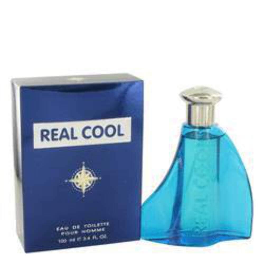 REAL COOL Eau De Toilette Natural Spray 3.4 Oz. (Made in Italy)