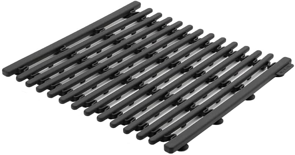 Sink Mat, Silicone, Dark Grey, One Size