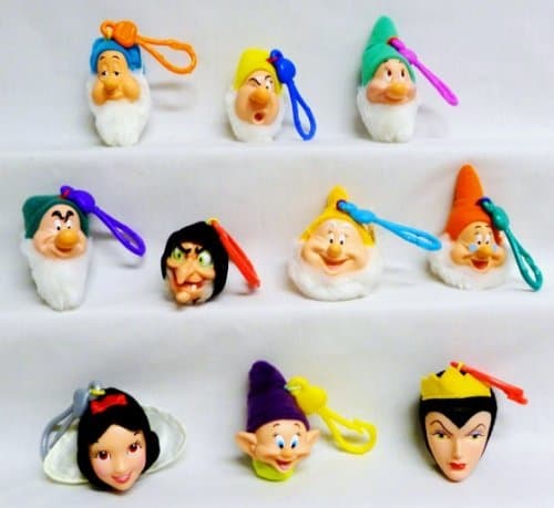 McDonalds - Snow White Complete Happy Meal Set - 2001