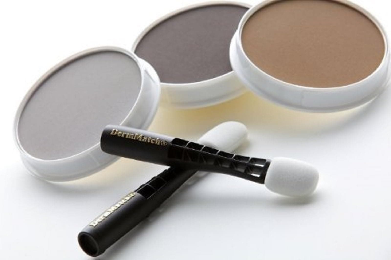 DermMatch Topical Shading Root Touch Up, 1.4 oz Water-Resistant, Natural Hair Loss Concealer (Black, 40 gm)