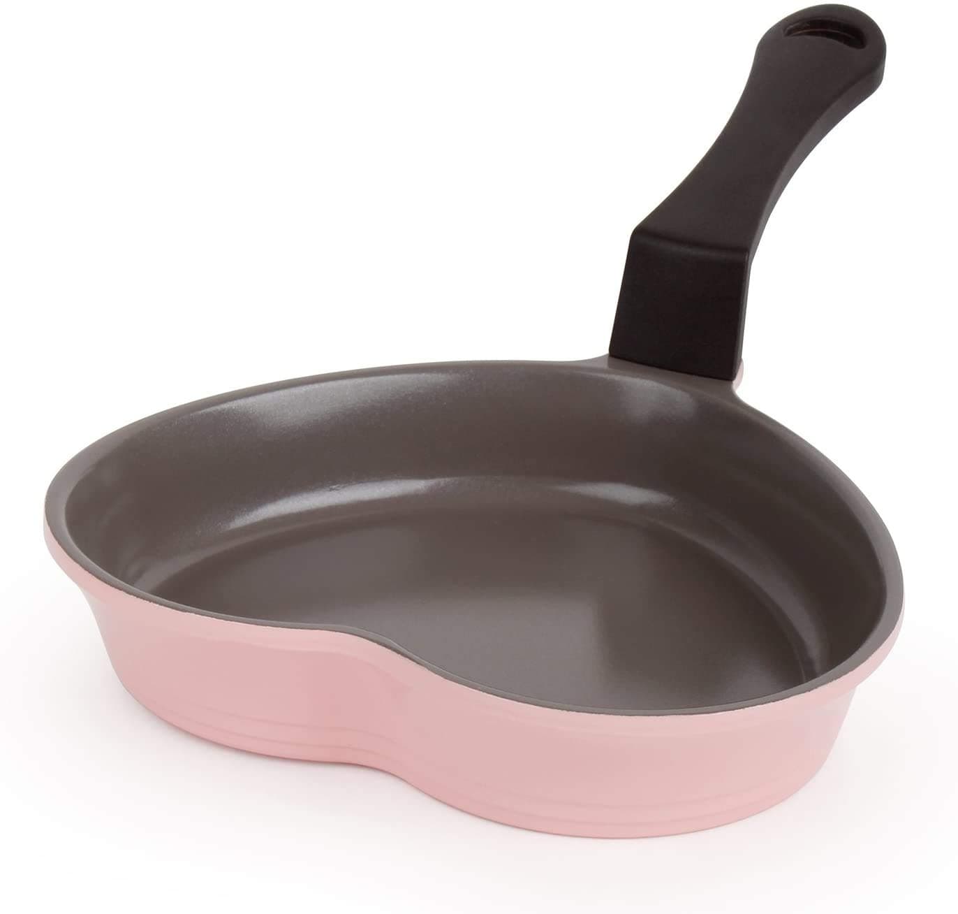 NeoflamCeramic Nonstick Heart-Shaped Egg Pan, Pink