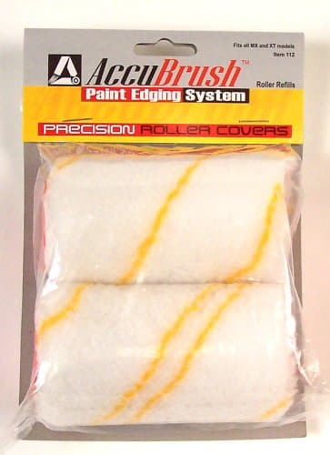 Accubrush 4" Roller Refill 2-Pack for MX and XT Model Paint Edgers