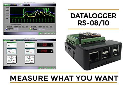 RIGAL rs-08/10 8 Channel Data Logger Datalogger. (8 Channels).