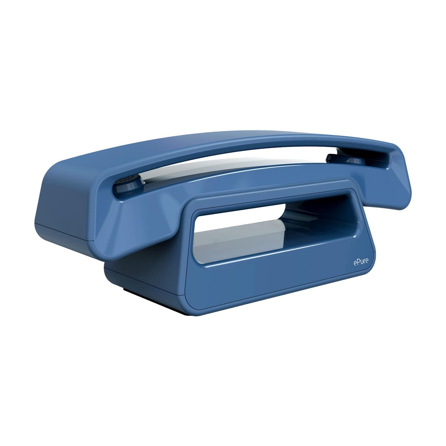 – ALCATEL ePure Iconic - DECT Cordless Phone - Classic Design - Large Highly Legible Graphic Display - Handsfree - Call Barring - Blue