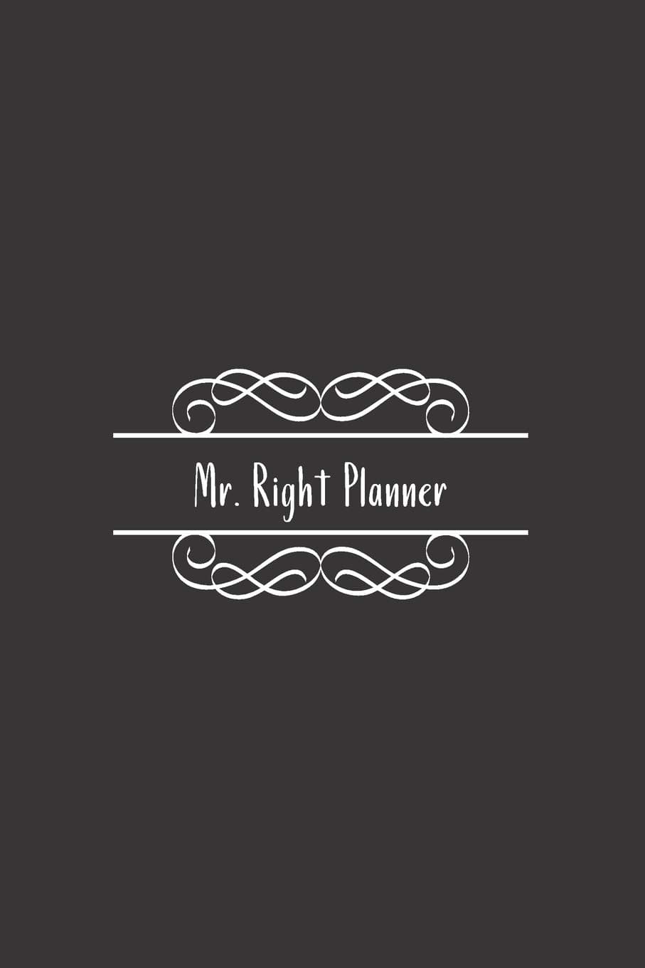 Mr. Right: Tasks organizer, daily, hourly planner with extra space for your notes. Size 6x9, 110 Pages.