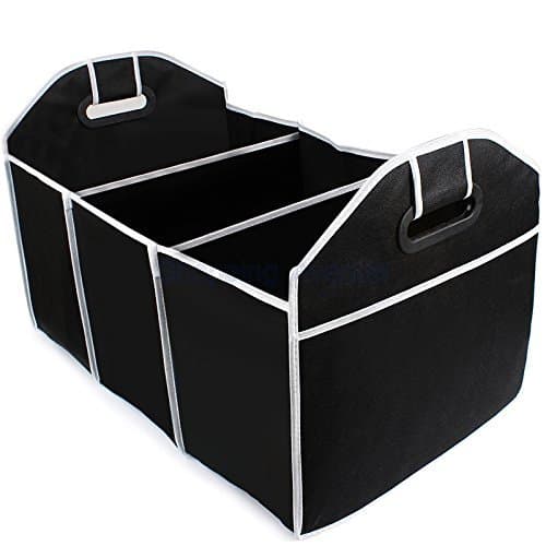 Portable Collapsible Folding Flat Trunk Auto Organizer for Car SUV Truck Van 2 Pack 2 Pack Deal