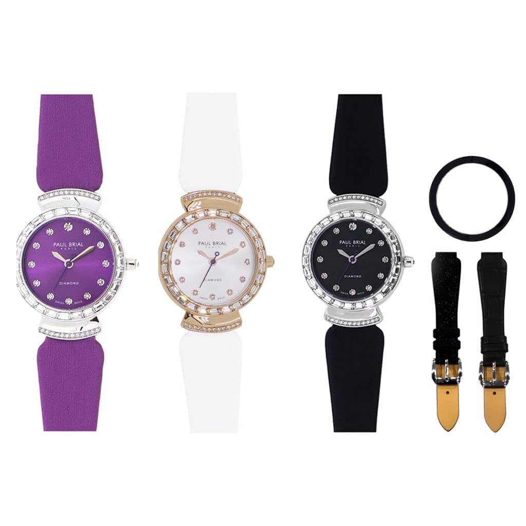 Paul Brial Lucea Diamond Watch 3color