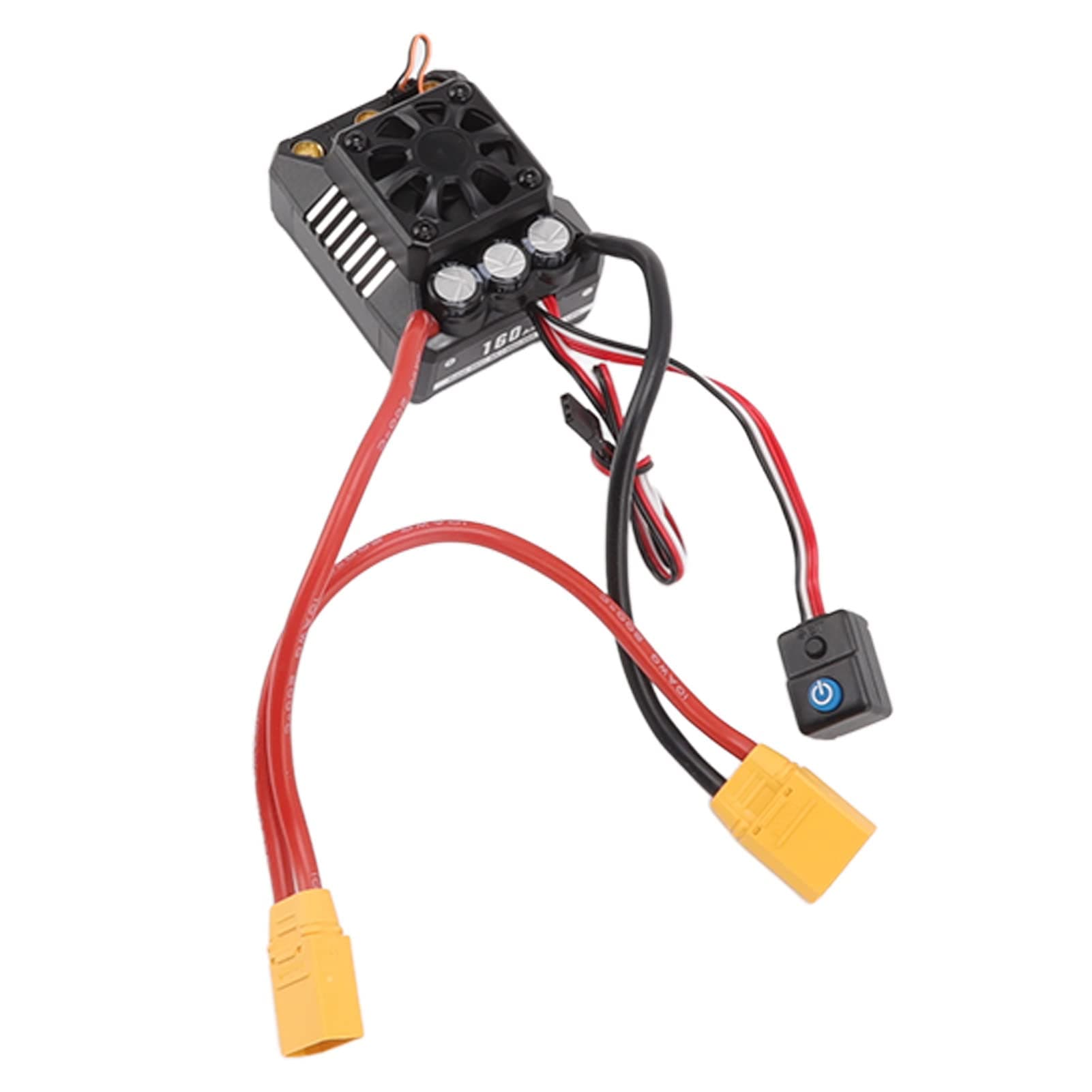 CylldeHigh Performance RC Electronic Speed Controller 160a 8S Black with XT90 Plug - Ideal Replacement for ZD Racing 1/7 MX 07 MAX6 RC Cars