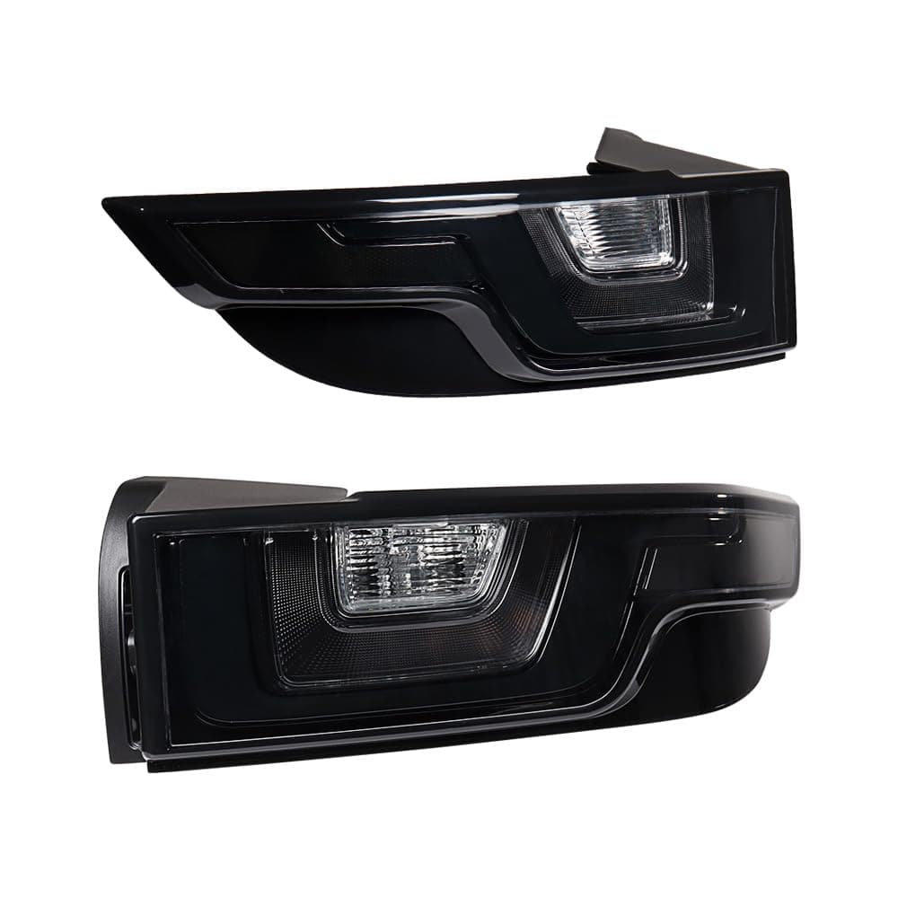 Tail Light Brake Replacement for Range Rover Evoque 2016-2018, Tail Lamp Assembly Land Rover Evoque Accessories Red/Amber/White Running DRL Turn Signal Reverse Lamp (Smoke/Clear Lens, LH+RH)